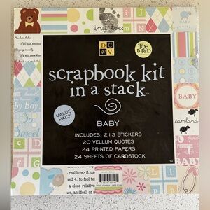 Baby Scrapbooking Lot – Used, Cute Pastel Theme!